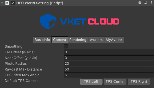HEOWorldSetting - Vket Cloud SDK Manual
