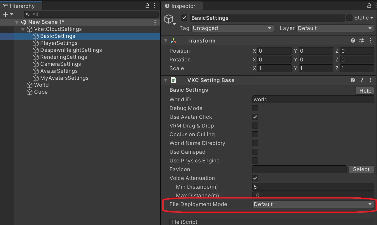 JS入稿機能の有効化 - Vket Cloud SDK Manual